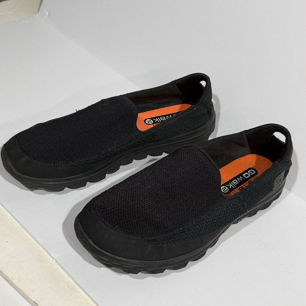 Skechers GO WALK 2 Men's Black Slip On Sneakers Shoes Size 11 - Picture 7 of 16